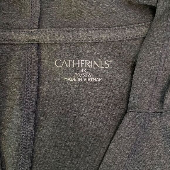 NEW Catherines 4XL Gray Jacket Cardigan 2 pockets - Picture 5 of 16